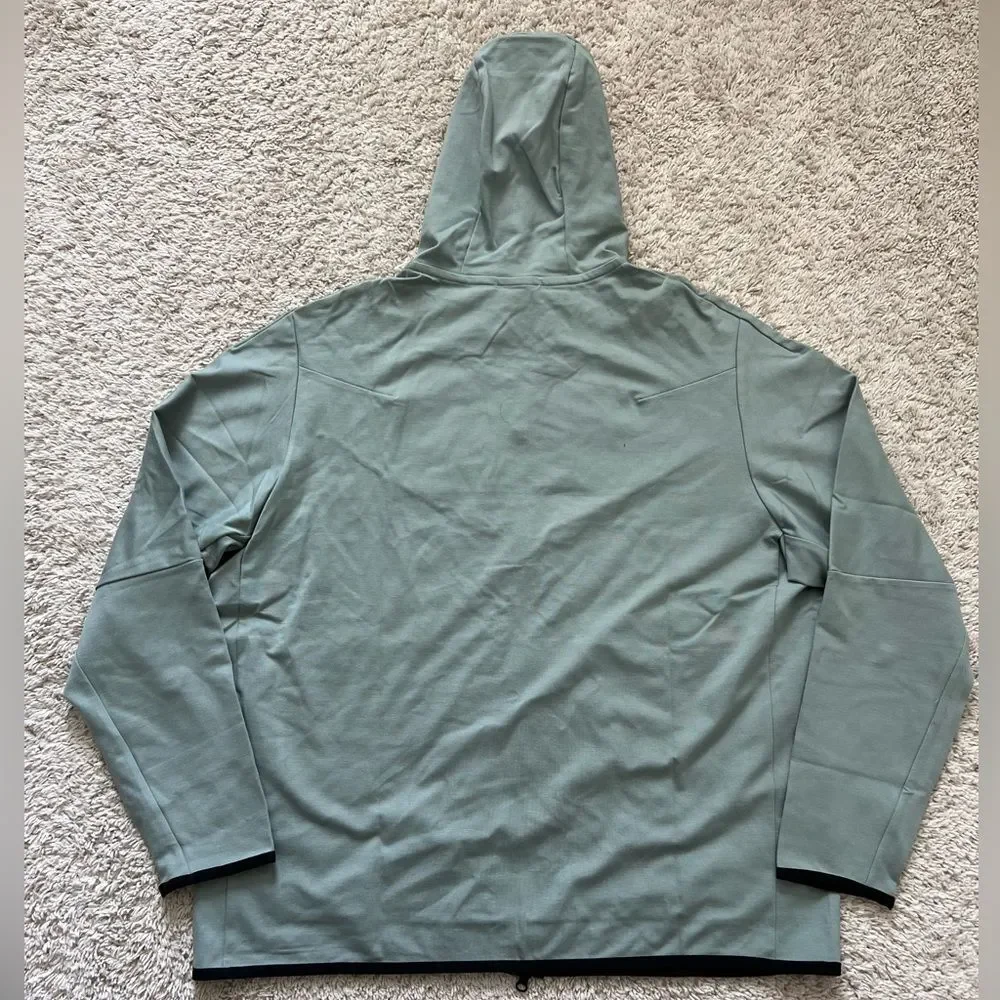 Nike Lightweight Tech Fleece Full Zip Hoodie Mica Green